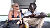 GASTON ZAMA: Turismo sessuale: Paola Barale va in Gambia