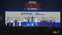 Il podio dell'E-Prix di Tokyo