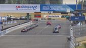 La partenza dell'E-Prix di Portland