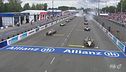 La partenza della Gara 2 dell'E-Prix di Portland