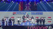 Il podio della gara 2 a Londra