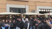 Roma: saluti romani prima del derby