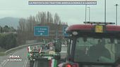 La protesta dei trattori arriva a Roma e a Sanremo