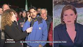 In diretta la protesta degli agricoltori