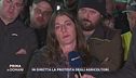 In diretta la protesta degli agricoltori