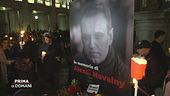 Fiaccolata per Navalny, contestazione alla lega