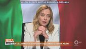 Giorgia Meloni e Giuseppe Conte, botta e risposta a distanza