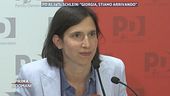 PD al 24% Elly Schlein: "Giorgia, stiamo arrivando"