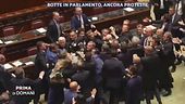 Botte in parlamento, ancora proteste
