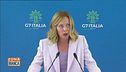 Giorgia Meloni commenta la rissa in parlamento