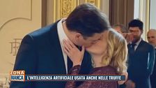 Intelligenza artificiale: il bacio tra Giorgia Meloni e Elon Musk