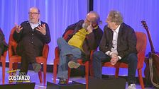 Dario Vergassola e il Maurizio Costanzo