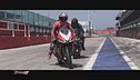 Ringo in pista a Misano insieme a Max Biaggi