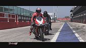 Ringo in pista a Misano insieme a Max Biaggi