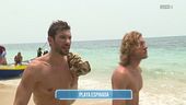 L'arrivo dei Naufraghi su Playa Espinada