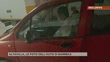 Altavilla, le foto dell'auto di Barreca