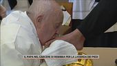 Il Papa nel carcere di Rebibbia per la lavanda dei piedi