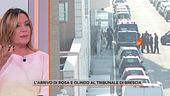 L'arrivo di Rosa Bazzi e Olindo Romano al tribunale di Brescia