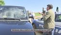Trevignano, Gisella scortata mentre si allontana dal campo
