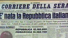 La fine della monarchia in Italia