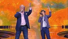 Alessandro e nonno Antonio in "Casa mia"