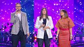 Sofia, papà Cristian e Cristina Scuccia in "Grazie perchè"
