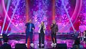 Chiara, papà Michele e Fausto Leali in "Io amo"