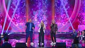 Chiara, papà Michele e Fausto Leali in "Io amo"