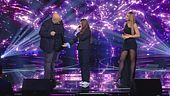 Sara, papà Davide e Anna Tatangelo in "Brividi"