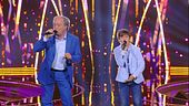 Alessandro e nonno Antonio in "Ragazzo fortunato"
