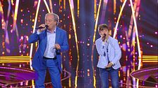 Alessandro e nonno Antonio in "Ragazzo fortunato"