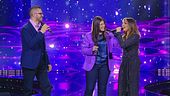 Sofia, papà Cristian e Cristina Scuccia in "Non vado via"