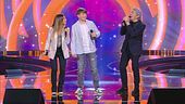 Daniel, mamma Giorgia e Fausto Leali in "La più bella"