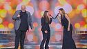 Sara, papà Davide e Anna Tatangelo in "Strada facendo"