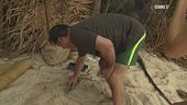 Dario sistema la spiaggia