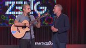 Francesco Migliazza e la macchina vandalizzata a Zelig Lab 2024