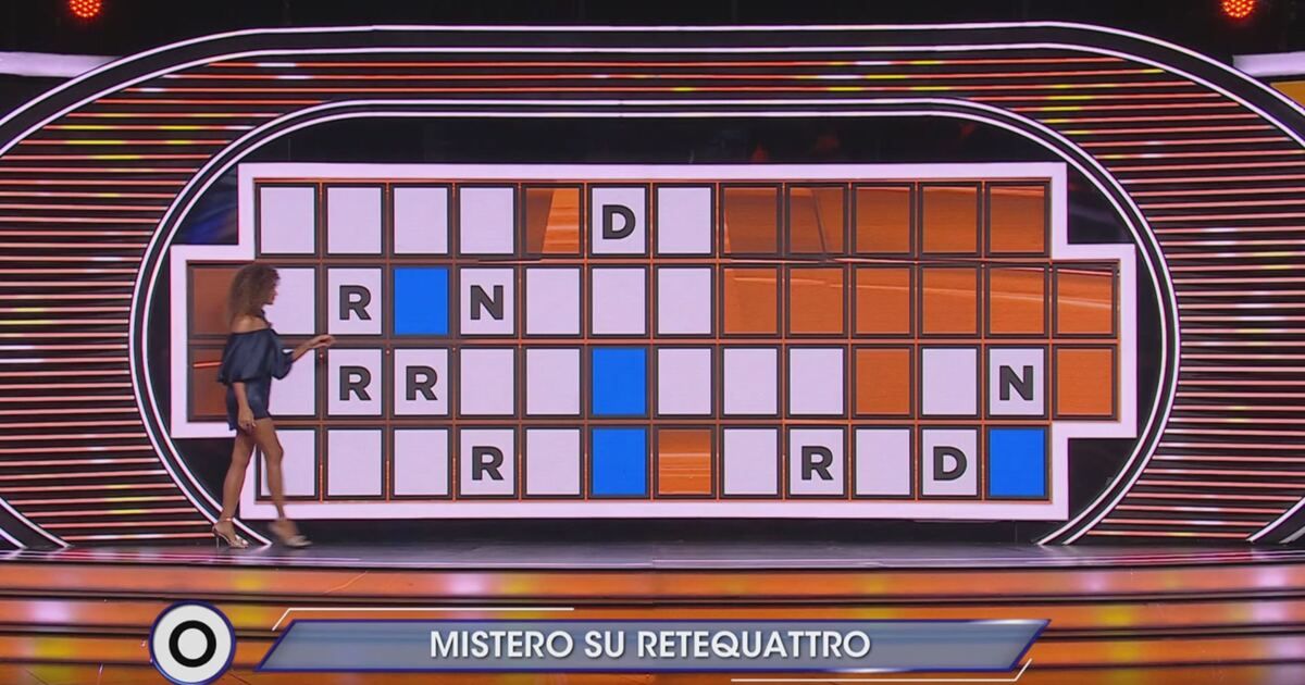 La ruota della fortuna: Ruota del mistero: Mistero su Retequattro Video ...