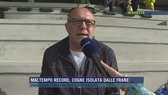 Aymavilles, maltempo e gente isolata a Cogne