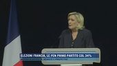 Elezioni Francia, Le Pen primo partito col 34%