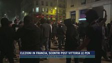 Elezioni in Francia, scontri post vittoria Le Pen