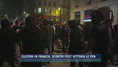 Elezioni in Francia, scontri post vittoria Le Pen