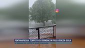 Fontanafredda, tempesta di grandine in Friuli Venezia Giulia