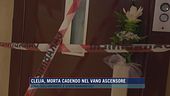 Clelia, morta cadendo nel vano ascensore