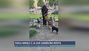 Paola Barale e la sua cagnolina Rosita