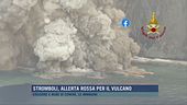 Stromboli, allerta rossa per il vulcano