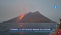 Stromboli, le spettacolari immagini dell'eruzione