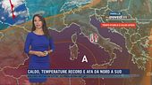 Caldo, temperature record e afa da nord a sud