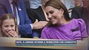 Kate, il grande ritorno a Wimbledon con Charlotte