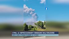 Etna, le impressionanti immagini dell'eruzione