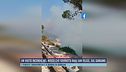 Un vasto incendio a Baia San Felice, sul Gargano